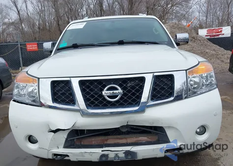 2015 Nissan Armada Platinum из США, поврежденный, VIN 5N1BA0NE8FN619091